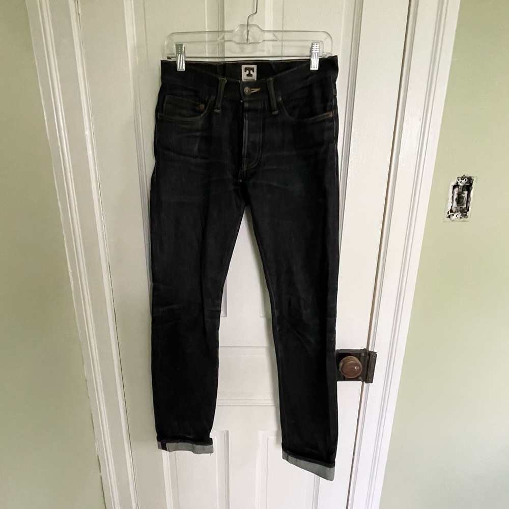 Tellason Sheffield Straight Tapered Jeans — blue, 29W